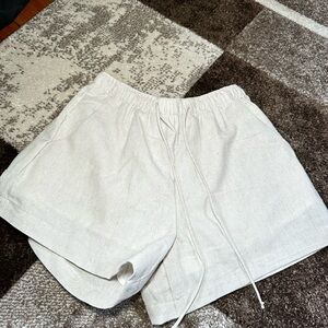 Linen Shorts; size XS; NWOT